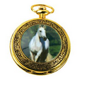 Pocket Watch w/ Chain (Horse)